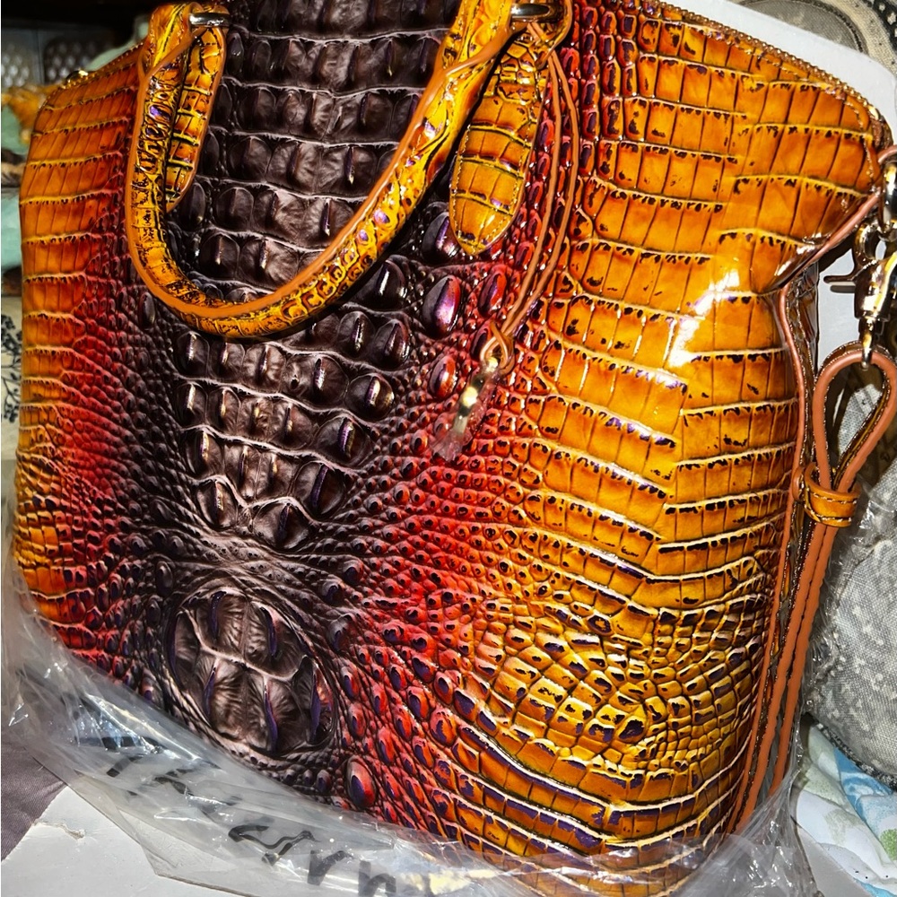 Brahmin Crown Ombré nwt. Large Dux